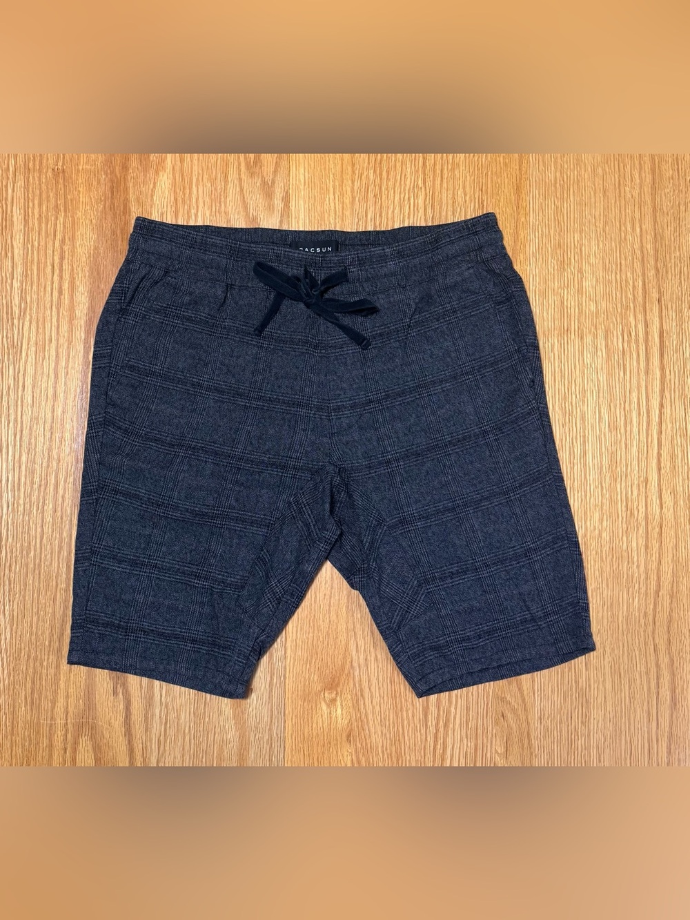 PacSun Men's Plaid Drawstring Hybrid Shorts